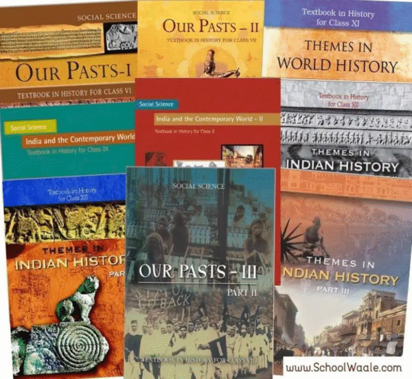 NCERT History Books Set UPSC for Class 6 to 12 - 9 Binding Books (Latest Edition, CBSE, Binding Included, IAS, Civil Services, IFS etc exam prepration)