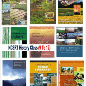 NCERT Geography Books Set UPSC for Class 6 to 12 - 9 Binding Books (Latest Edition, CBSE, Binding Included, IAS, Civil Services, IFS etc exam prepration)